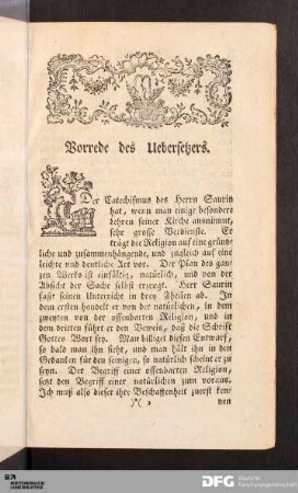 Vorrede des Uebersetzers.