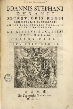 De ritibus ecclesiae catholicae : libri tres