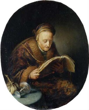 Die Alte mit dem Buch