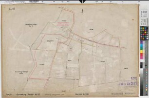 Lüdinghausen (Lüdinghausen), Umlegung Lüdinghausen, Bl.67 Zuteilungskarte Senden Flur 34