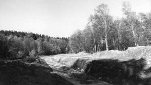 Wilsdruff-Helbigsdorf. Neues Flußbett der Triebisch bei der Leutholdmühle