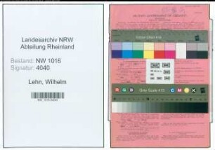 Entnazifizierung Wilhelm Lehn , geb. 23.12.1893 (Sprachlehrer)