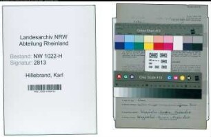 Entnazifizierung Karl Hillebrand , geb. 12.03.1893 (Postbeamter)