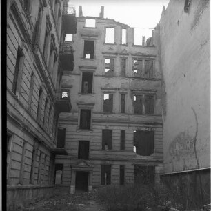 Negativ: Ruine, Kleiststraße 4, 1952