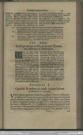 Tit. XXIV. De Expensis processu judiciarii: Earumque restitutione ac moderatione