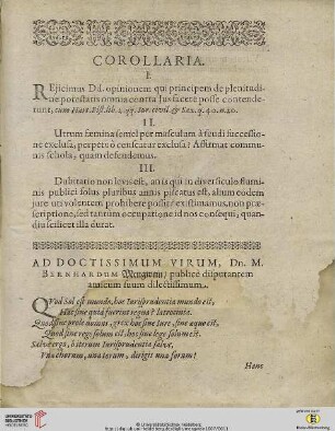 Ad doctissimum virum [...]