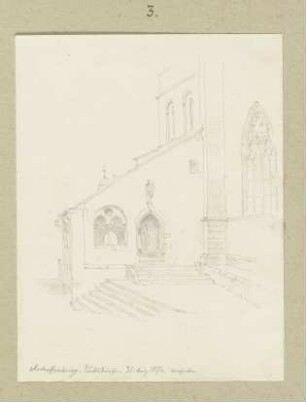 Vorhalle der Stiftskirche in Aschaffenburg