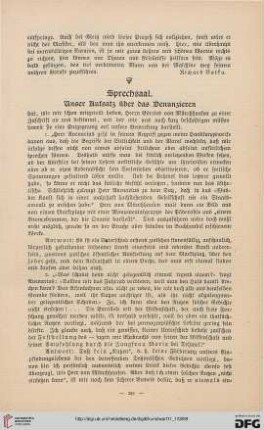 Sprechsaal: unser Aufsatz über das Denunzieren