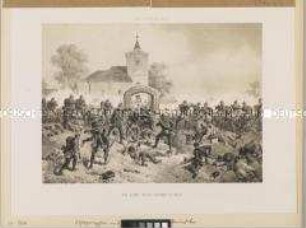Kampf um den Kirchhof in Chlum (Folge zum Preußisch-Österreichischen Krieg)