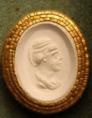 Profilbildnis der Caesonia (Daktyliothek, Zweites Historisches Tausend)