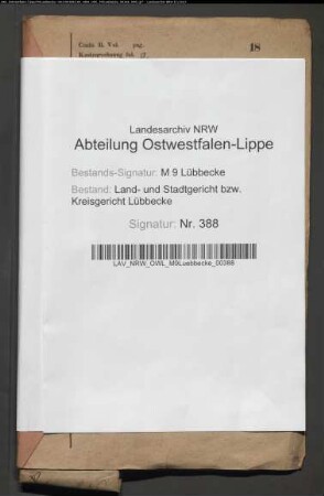 Erblasser: Fricke, Christian: