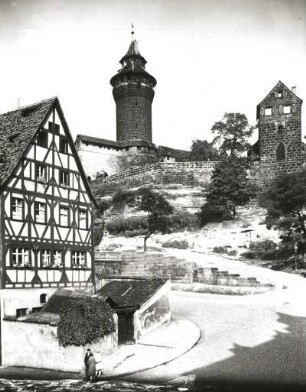 Nürnberg, Blick auf die Burg