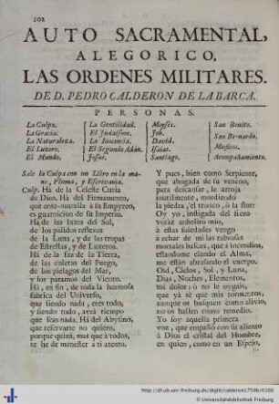 Las Ordenes Militares.