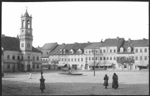 Königsbrück. Markt mit Rathaus