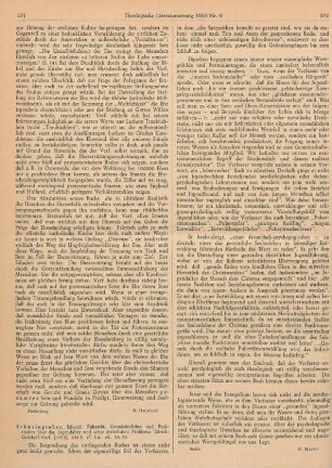 371-372 [Rezension] Schweingruber, Eduard, Pubertät