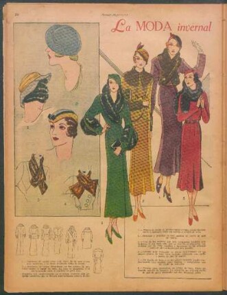 La moda invernal se presenta práctica y elegante [Dibujos]