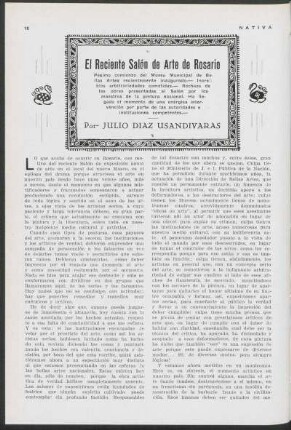 El reciente salón de arte de Rosario