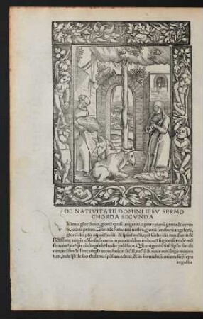De Nativitate Domini Iesu Sermo Chorda Secunda