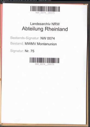 Belgien innerhalb der Montanunion (meist Presseausschnitte)