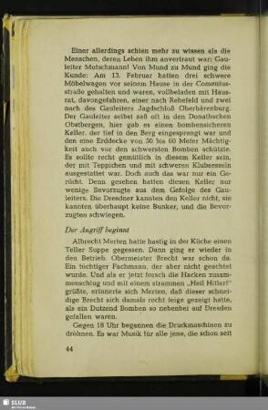Der Angriff beginnt