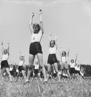 Mädchen beim Sport