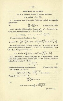 QUESTIONS DE LICENCE.