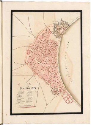 Plan de Bourdeaux