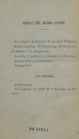 Obras del mismo autor