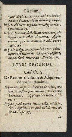 Libri Secundi.
