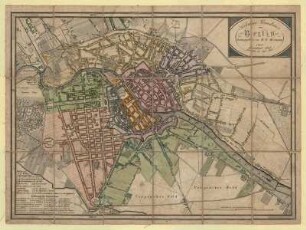 Neuester Grundriss von Berlin herausgegeben von D.G. Reymann 1810. berichtigt 1817.