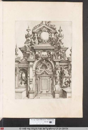 [Portal mit Flussgott und Sphinxe. Band II.]