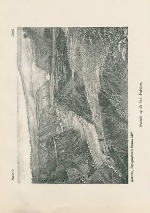 Batavia, Topographisch Bureau 1897. Gezicht op de kali Pabélan