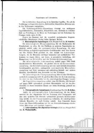 4. Petrographische Sammlungen