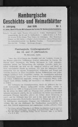 Juni 1938. Nr. 1
