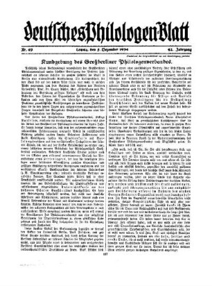 Kundgebung des Großberliner Philologenverbandes
