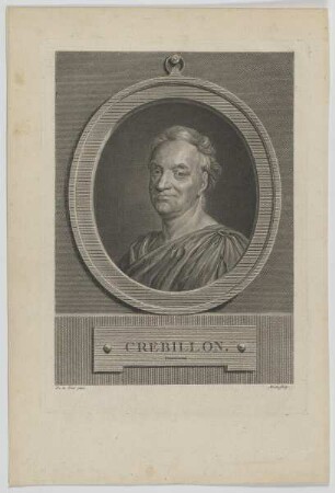 Bildnis des Prosper Jolyot de Crébillon