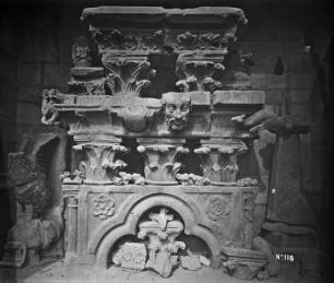 Architekturfragmente der Kathedrale zu Reims