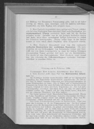 Sitzung am 6. Februar 1894.