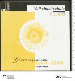 Ferienprogramm 1999