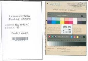 Entnazifizierung Heinrich Brede , geb. 18.02.1898 (Bergmann)
