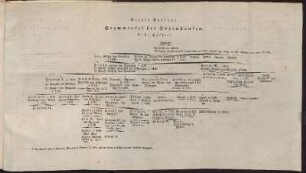 Vierte Beilage. Stammtafel der Hohenstaufen.