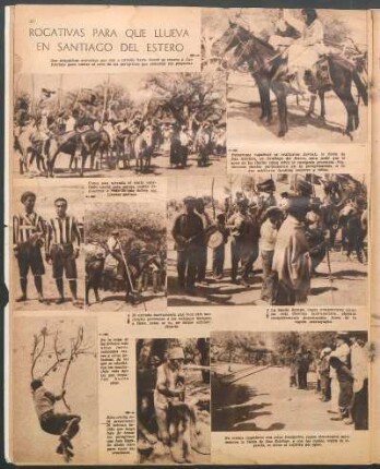 Rogativas para que llueva en Santiago del Estero [Fotografías]