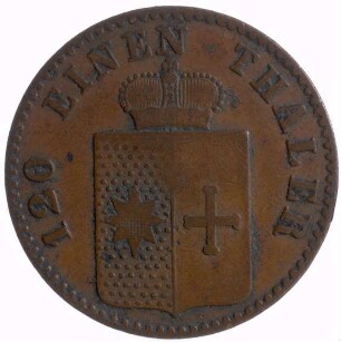 Münze, 3 Pfennig, 1867