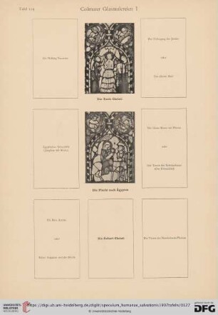 Colmarer Glasmalereien (Tafel 119 - 122)