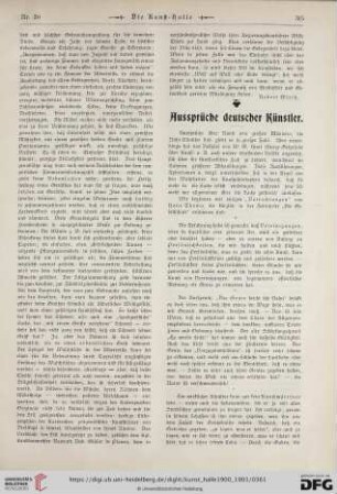6: Aussprüche deutscher Künstler