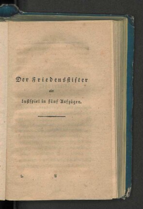 Der Friedensstifter