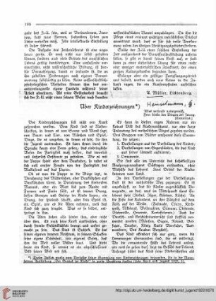 N.F. 2.1922 S. 186-190: Über Kinderzeichnungen