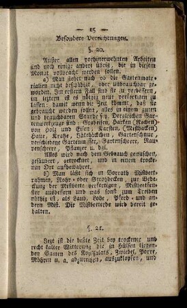 § 20-23. Besondere Verrichtungen.