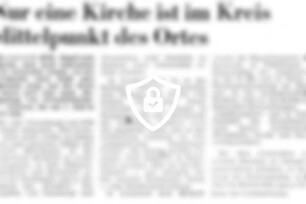 [Name maskiert] Kirche ist im Kreis Mittelpunkt des Ortes