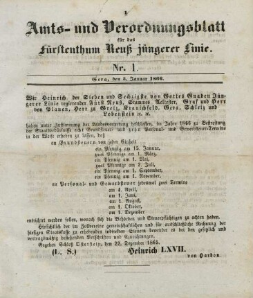 3. Januar-28. December = Nr. 1-52